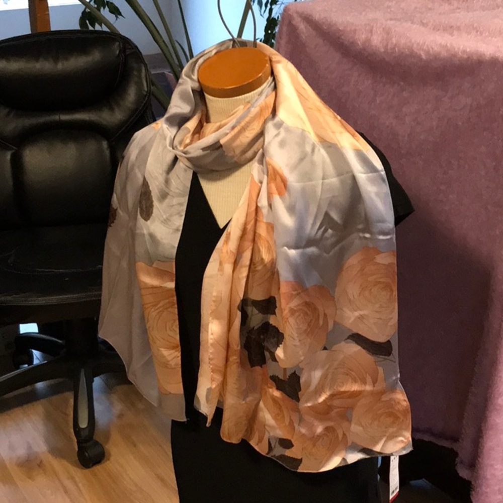 Shanghai Story 100% silk scarf/wrap